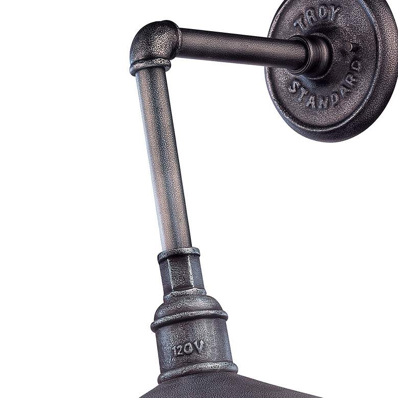 Image 6 Toledo Collection 17" High Silver Outdoor Wall Light more views