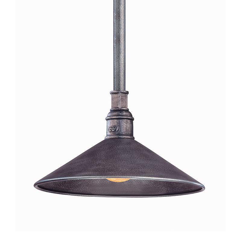 Image 4 Toledo Collection 6 3/4" High Silver Outdoor Hanging Light more views