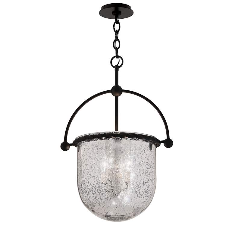 Image 5 Toledo Collection 6 3/4" High Silver Outdoor Hanging Light more views