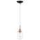 Toleo 4 3/4" Wide Black Mini Pendant