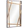 Tolix 31.5 In. x 19.7 In. Mirror in Antique Gold