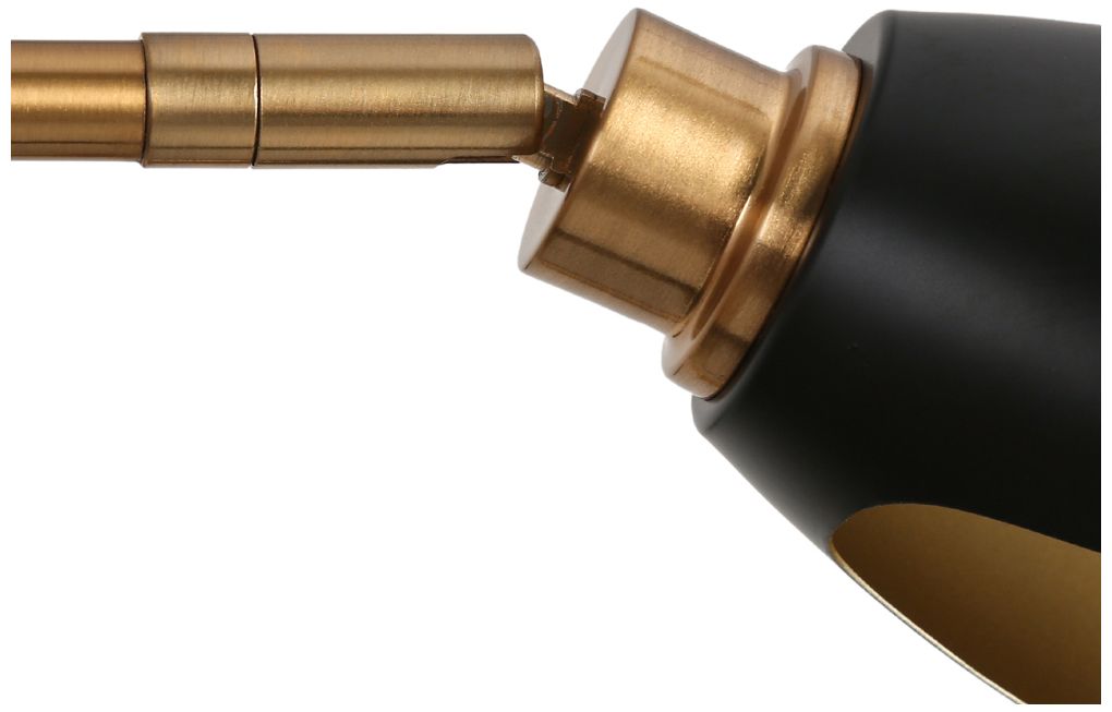 Image 3 Toltehcwe 48"W Black and Gold 8-Light Tiered Chandelier more views