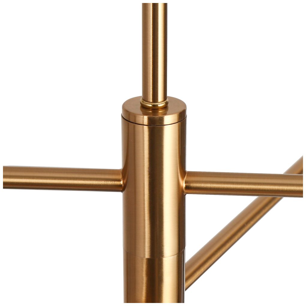 Image 4 Toltehcwe 48"W Black and Gold 8-Light Tiered Chandelier more views