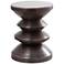 Tolusa 14 1/4" Wide Dark Copper Metal Hourglass Accent Table