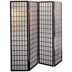 Tomball 60&quot; Wide Shoji Paper 4-Panel Room Divider