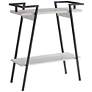 2_Tomfaul 31 1/4" Wide White Oak 1-Shelf Sofa Console Table