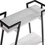 3_Tomfaul 31 1/4" Wide White Oak 1-Shelf Sofa Console Table more views