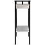5_Tomfaul 31 1/4" Wide White Oak 1-Shelf Sofa Console Table more views