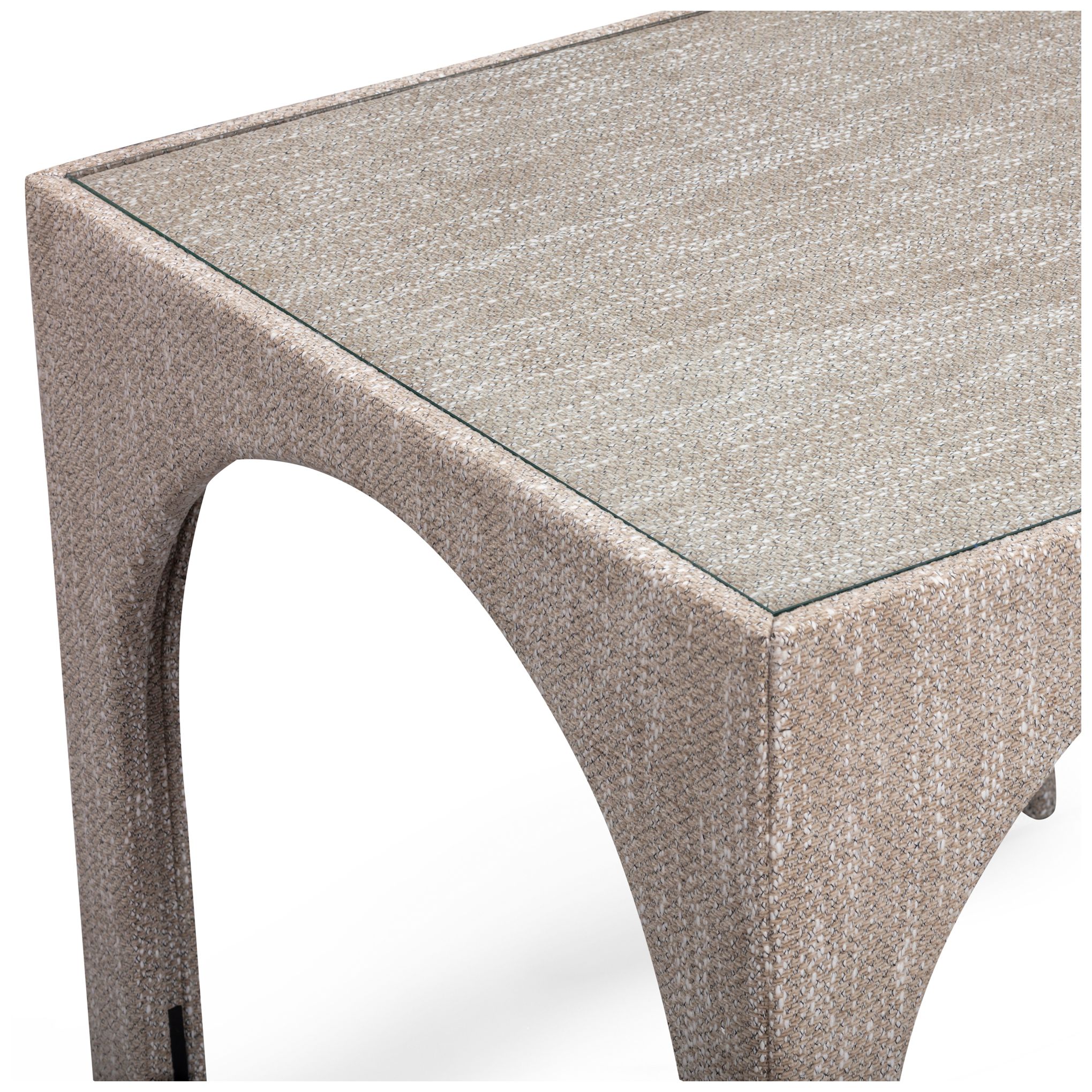 Image 6 Tomlin Beige Game Table and Ottoman Set more views