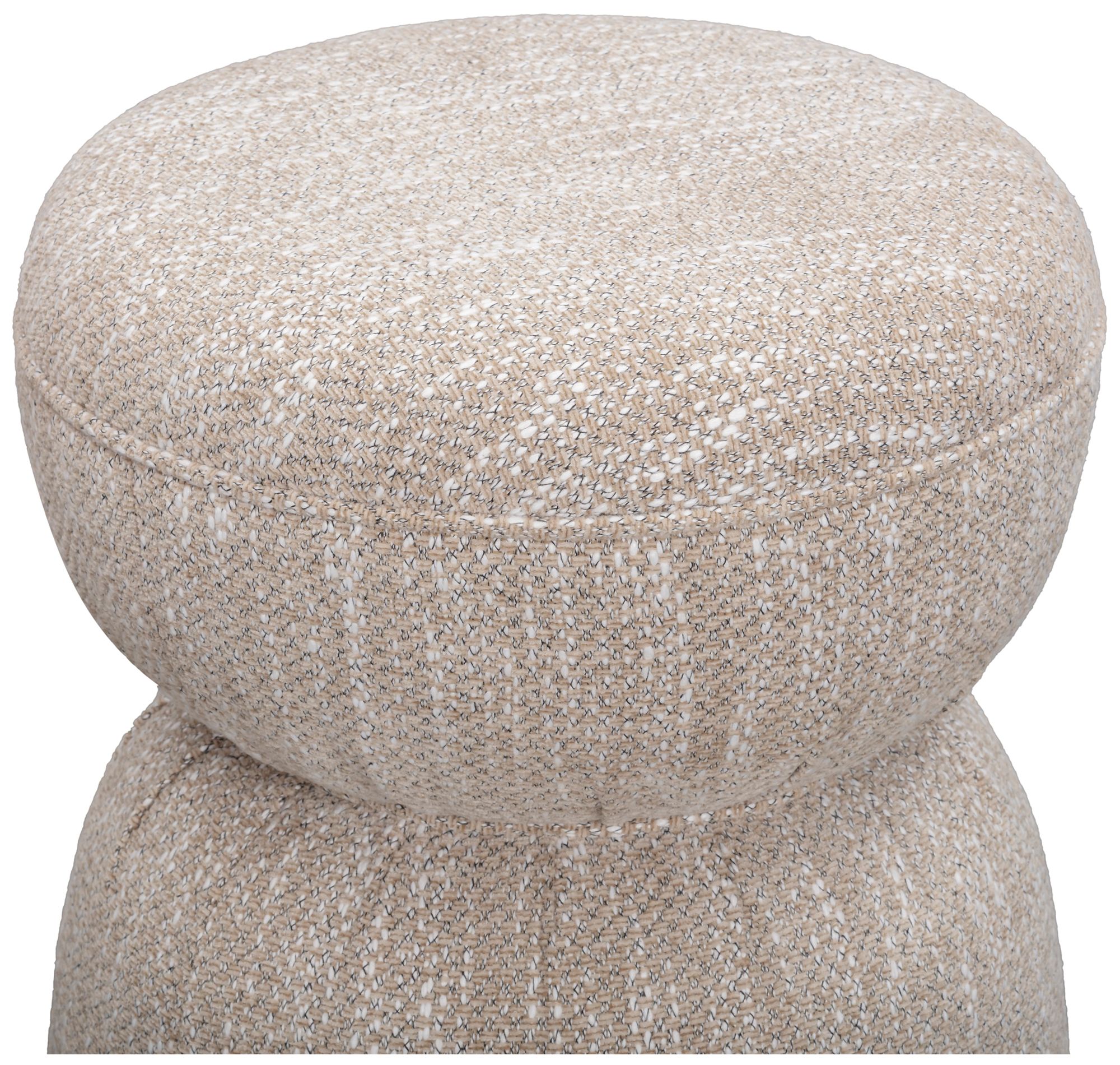 Image 2 Tomlin Beige Gaming Ruched Ottoman more views