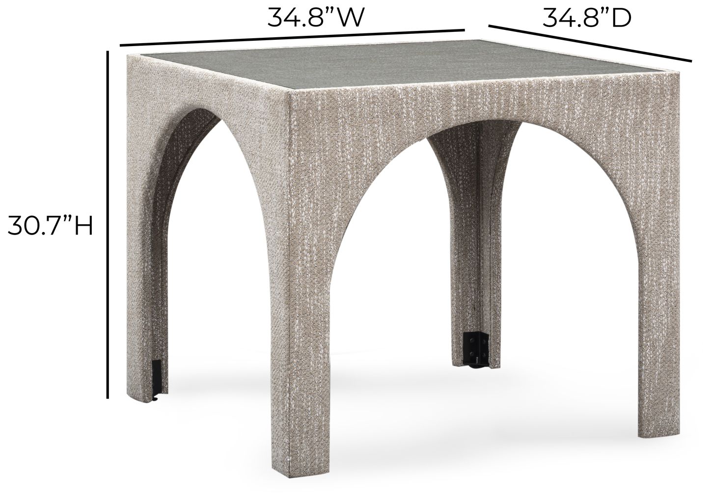 Image 5 Tomlin Beige Gaming Table more views