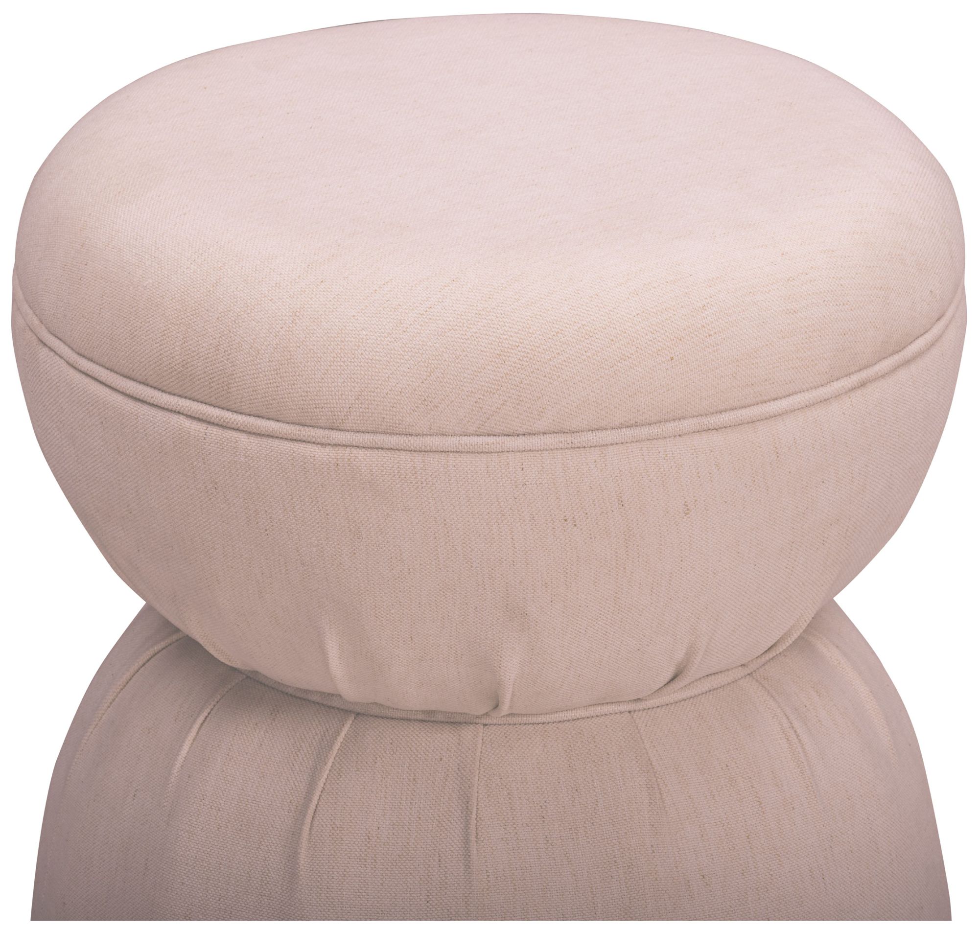 Image 2 Tomlin Light Pink Performance Chenille Game Ottoman more views