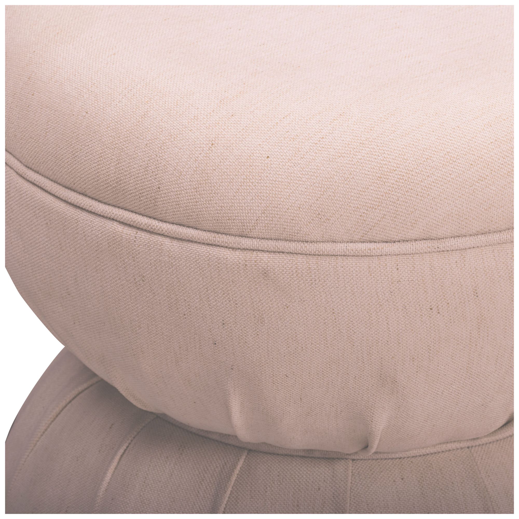 Image 3 Tomlin Light Pink Performance Chenille Game Ottoman more views