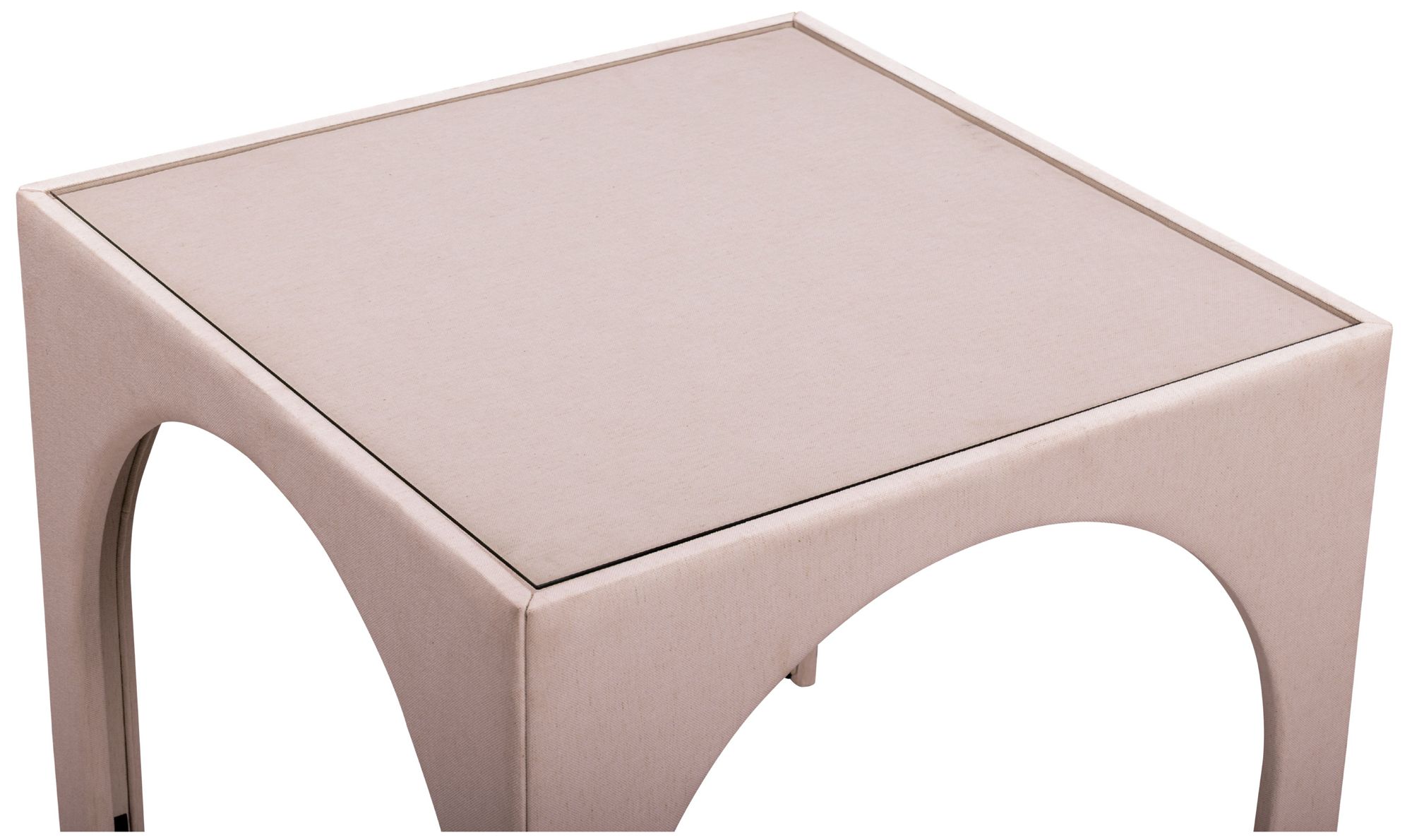 Image 3 Tomlin Light Pink Performance Chenille Game Table more views