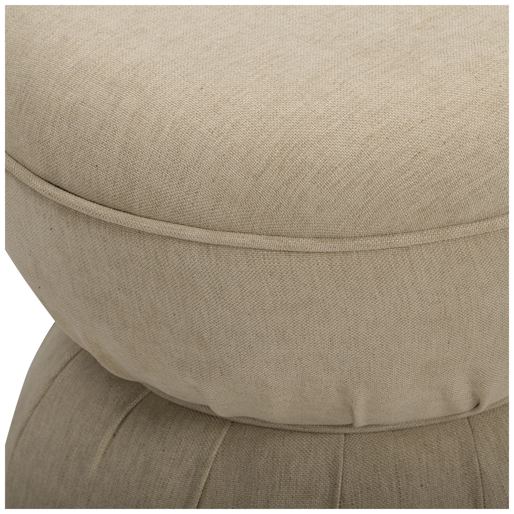 Image 3 Tomlin Tan Performance Chenille Game Ottoman more views