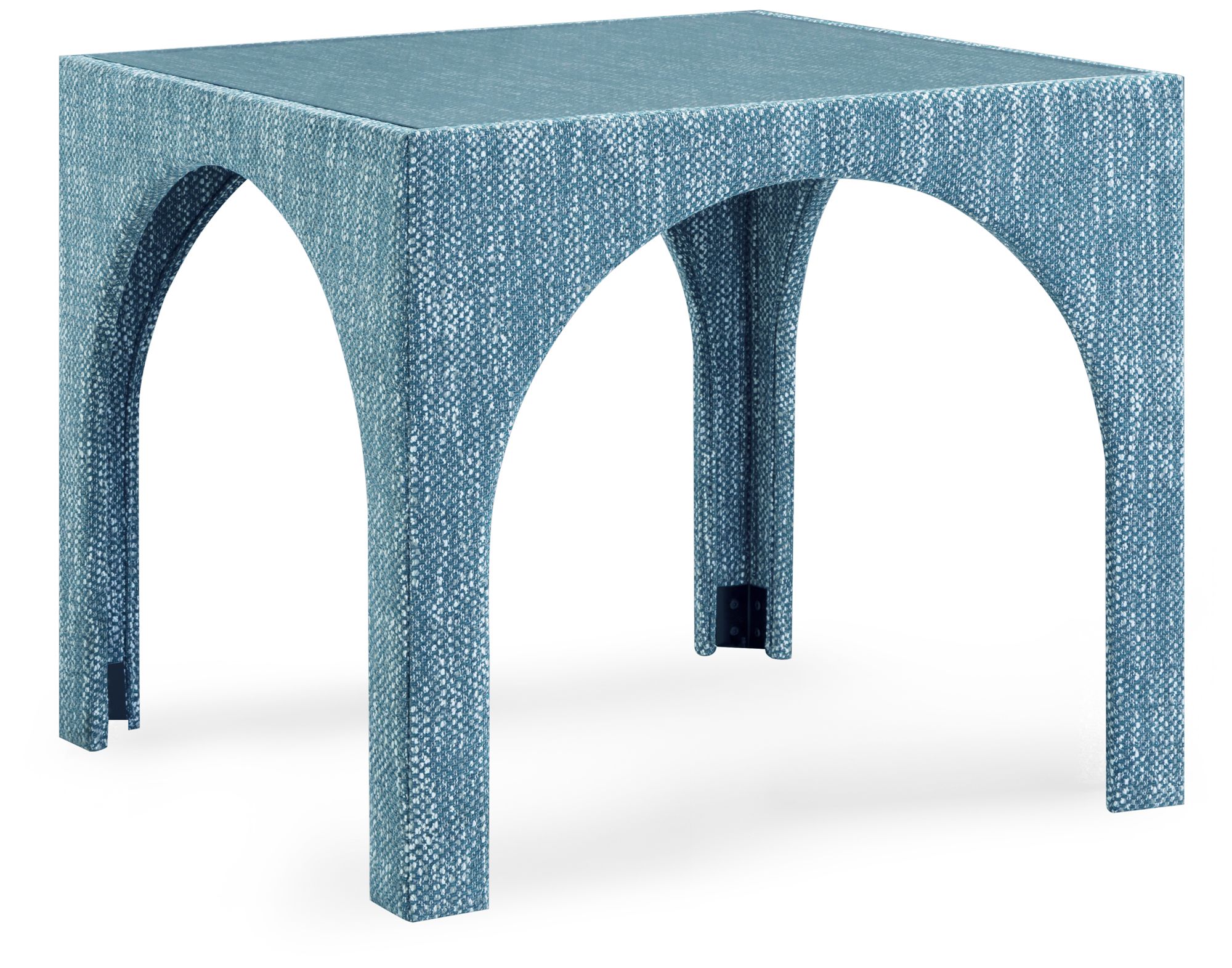 Image 2 Tomlin Teal Game Table and Ottoman Set more views