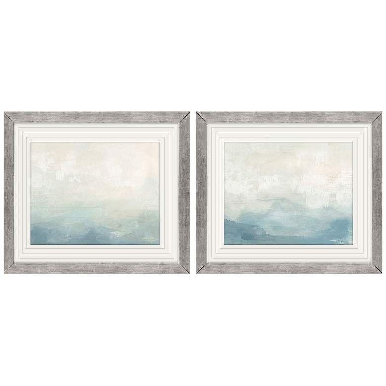 Image 1 Tone Scape 28"W x 24"H Framed Art Set of 2