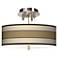 Tones Of Beige 14" Wide Ceiling Light