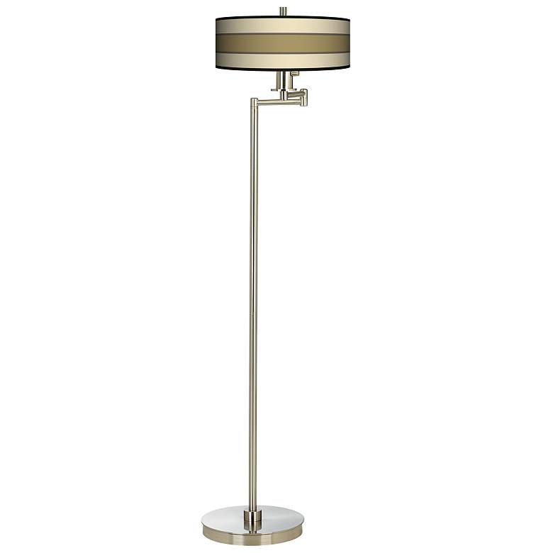 Image 1 Tones Of Beige Energy Efficient Swing Arm Floor Lamp