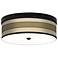 Tones of Beige Giclee Bronze CFL Ceiling Light