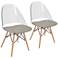 Tonic Natural and Gray Dining Chair Set of 2
