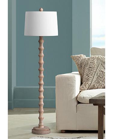 Tonio 54" High Brown Floor Lamp
