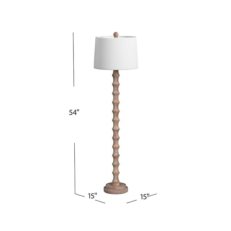 Image 4 Tonio 54" High Brown Floor Lamp more views