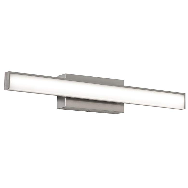 Image 1 Tonya 18" Wide Satin Nickel LED Vanity