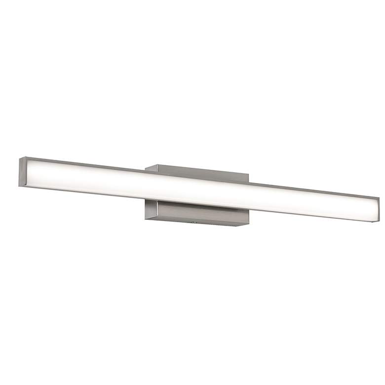 Image 1 Tonya 24" Wide Satin Nickel LED Vanity