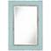 Tonya 26" x 37 1/2" Distressed Blue Wall Mirror
