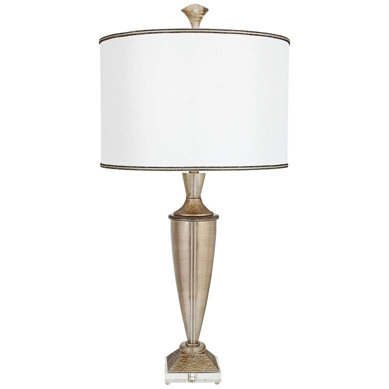Image 1 Top Design Tiffany Gold Metal Table Lamp by Van Teal