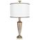 Top Design Tiffany Gold Metal Table Lamp by Van Teal