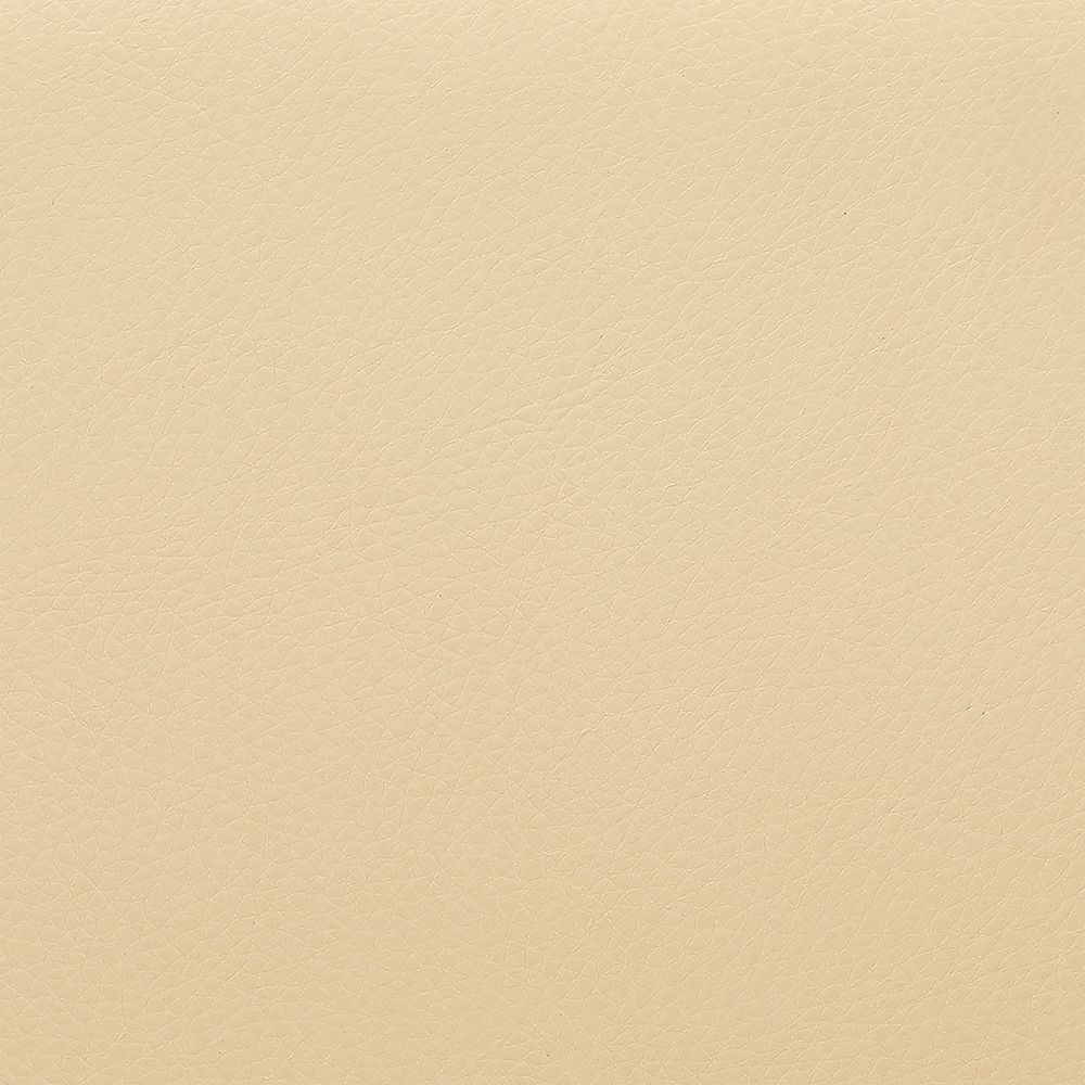 Topanga 26 in. Barstool in Walnut Wood, Golden Bronze, Cream Faux Leather