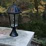 Watch A Video About the Topaz Black Solar LED Outdoor Post Light