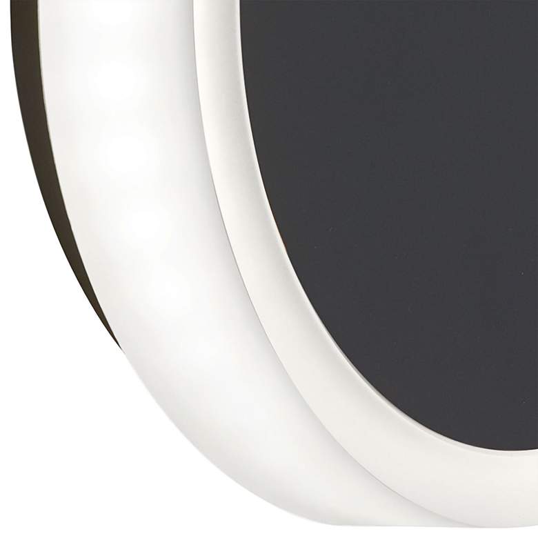 Image 2 Topaz 6" High Matte Black LED Wall Sconce more views