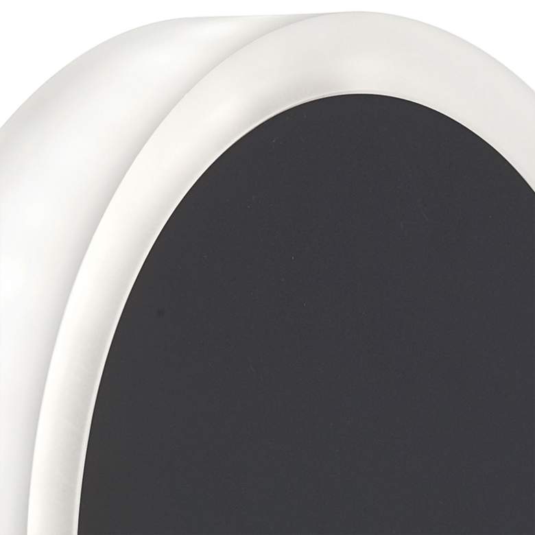 Image 3 Topaz 6" High Matte Black LED Wall Sconce more views