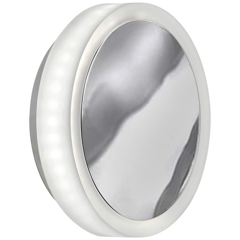 Image 1 Topaz 6" High Polished Chrome LED Wall Sconce