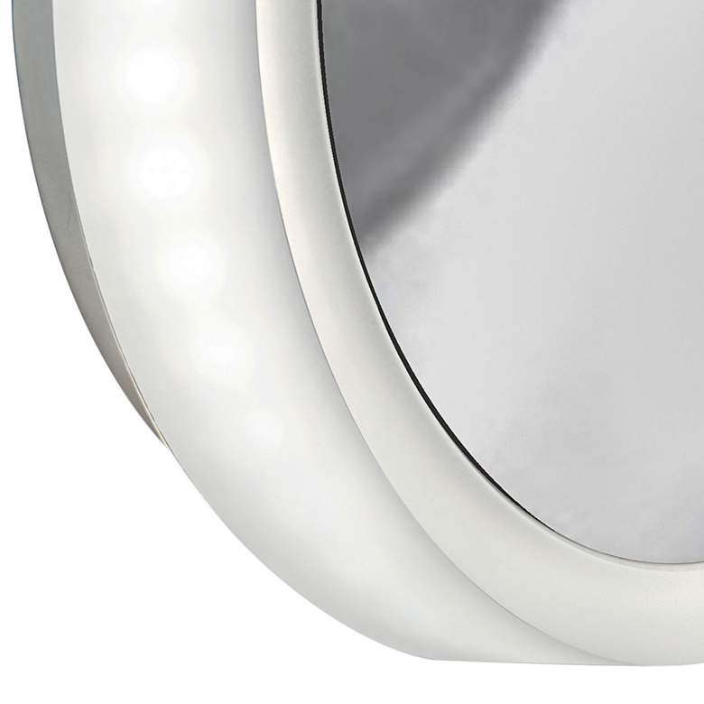 Image 2 Topaz 6" High Polished Chrome LED Wall Sconce more views