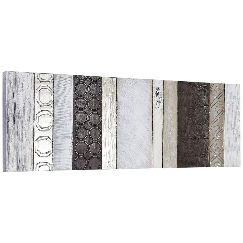 Image 5 Topographic 60" High Textured Metallic Canvas Wall Art more views