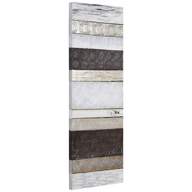 Image 7 Topographic 60" High Textured Metallic Canvas Wall Art more views