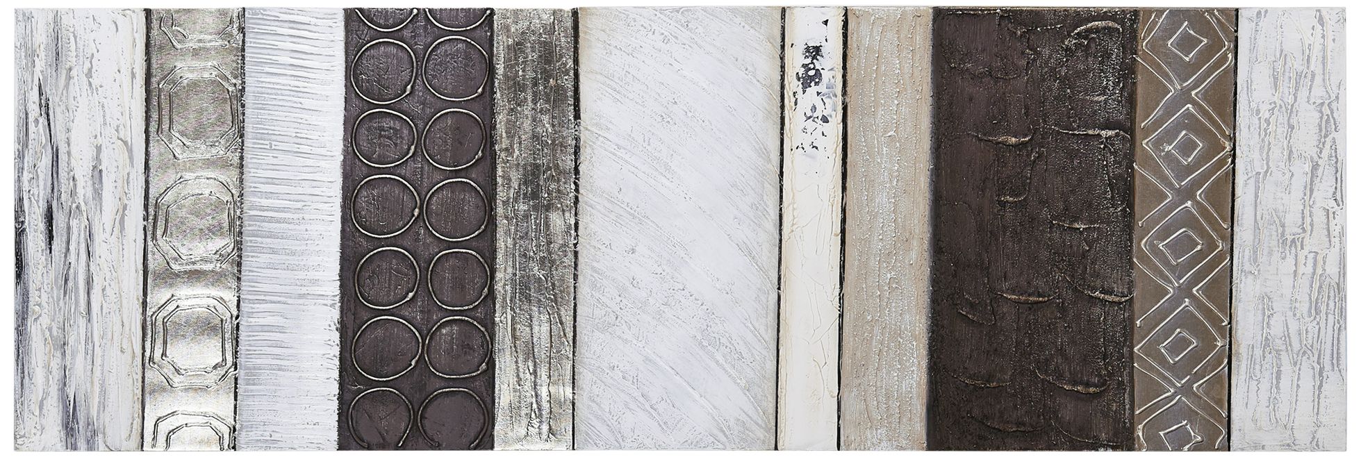 Topographic 60" High Textured Metallic Canvas Wall Art in scene