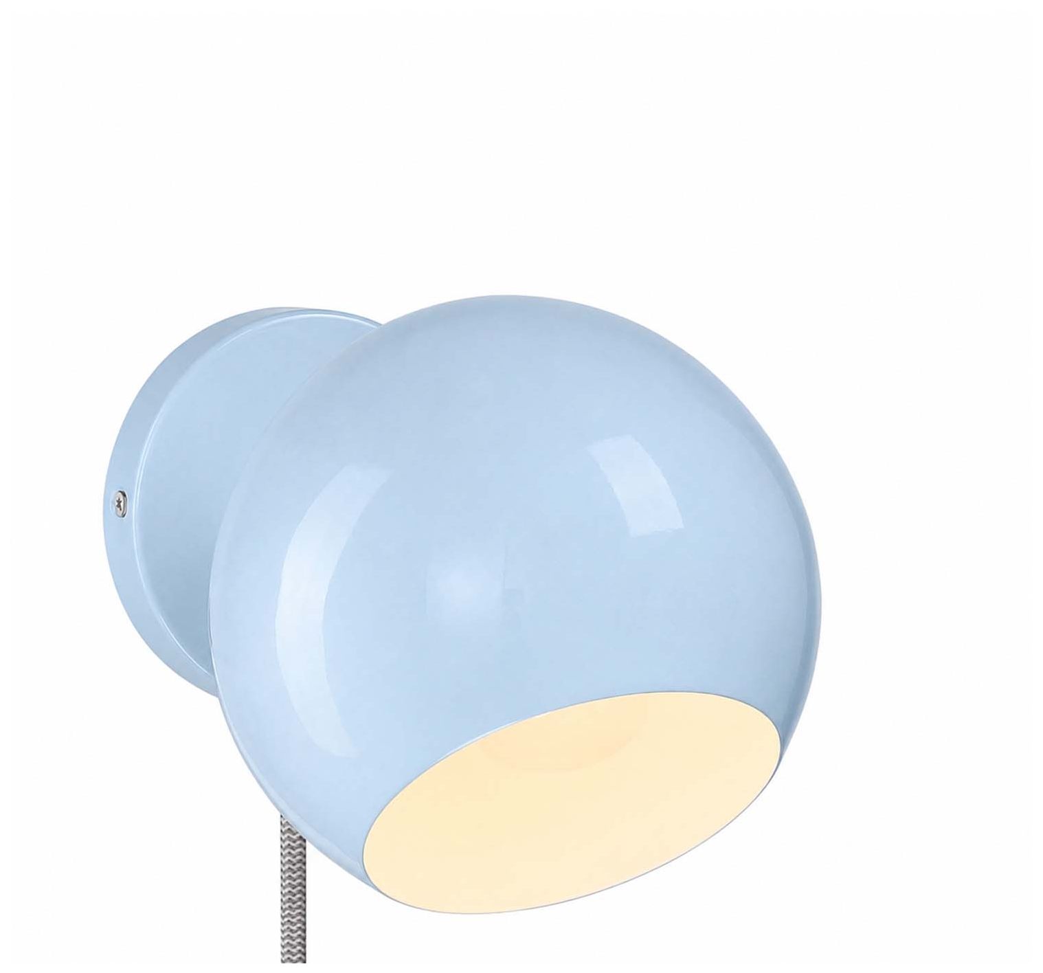 Image 2 Topsy 7" Wide Sky Blue Wall Sconce more views