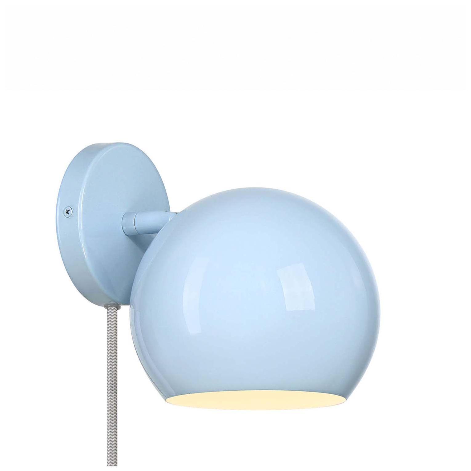 Image 6 Topsy 7" Wide Sky Blue Wall Sconce more views