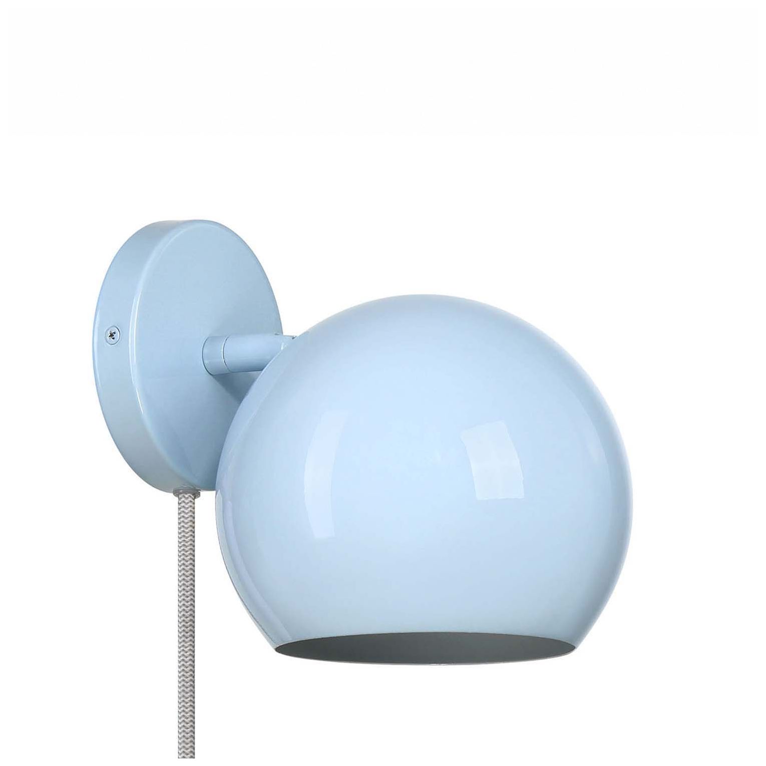 Image 7 Topsy 7" Wide Sky Blue Wall Sconce more views