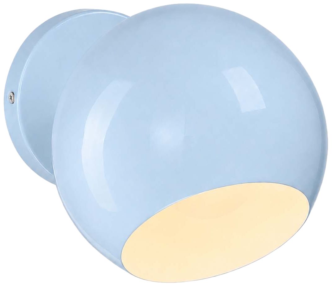 Topsy 7" Wide Sky Blue Wall Sconce