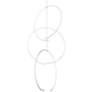 Thumbnail1 of Torc™ 24 3/4"W Satin White 3-Ring LED Pendant Light