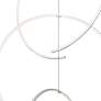 Thumbnail2 of Torc™ 24 3/4"W Satin White 3-Ring LED Pendant Light more views
