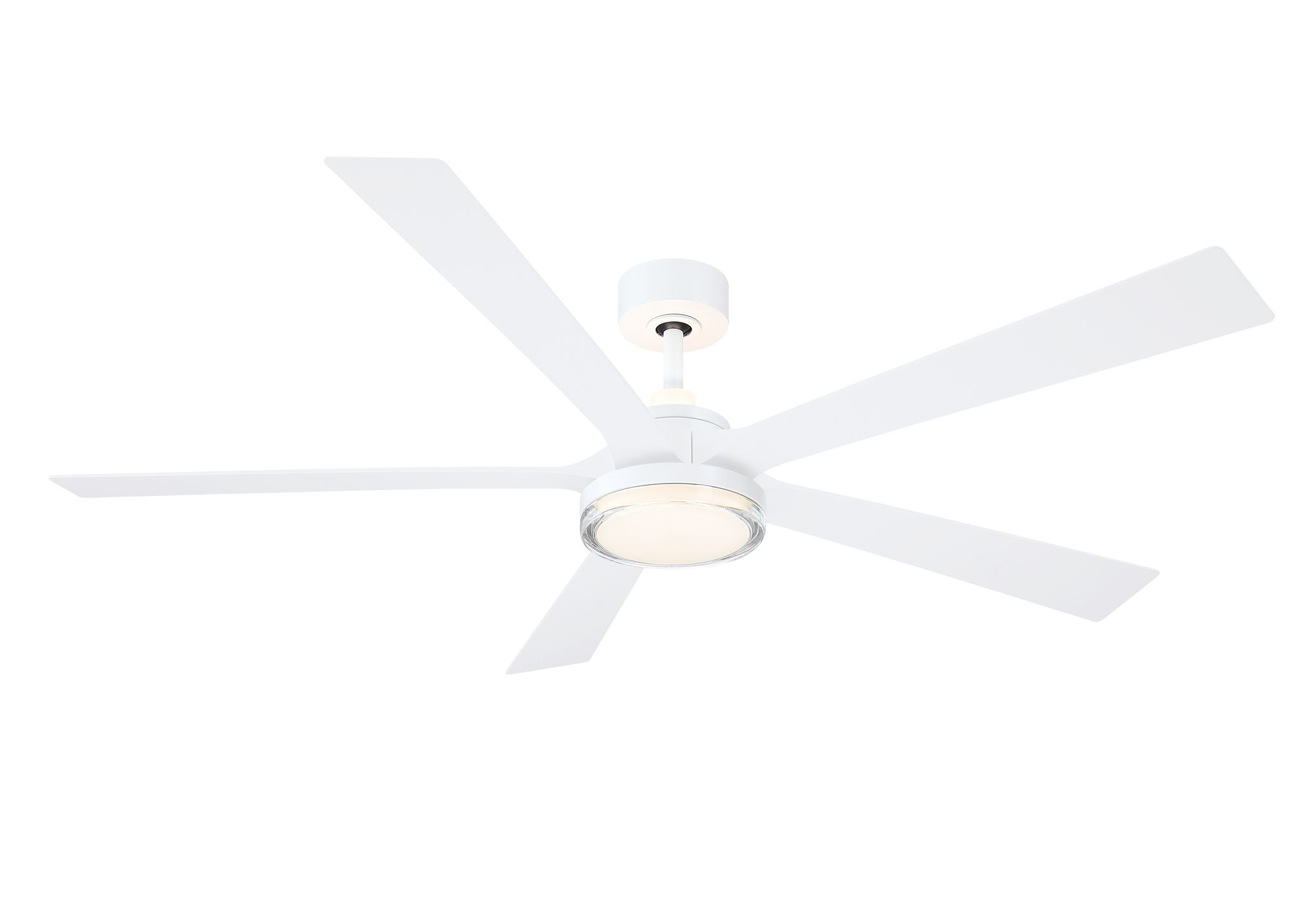 Image 3 TorchAire 64 in In/Out Smart Fan w/ LED CCT Lt Kit - Matte White Blades more views