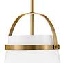 Tori 11 1/2" Wide Lacquered Brass LED Mini Pendant