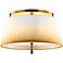 Tori 14" Wide Bali Brass Ceiling Light by Feiss